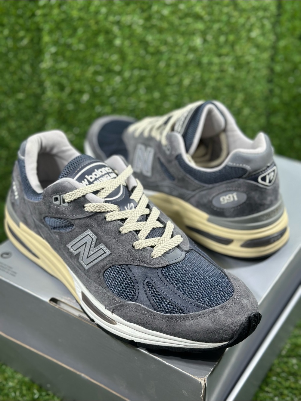 NEW BALANCE 991v2 MADE IN ENGLAN, MENS SIZE 7.5 , SKU: U991GG2, DARK GULL GREY